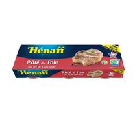 HENAFF le Pâté de Foie Bleu Blanc Cœur 3 x 78 g - Lot de 8