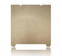 Henaiser Plaque de construction PEI dorée 235 x 235 mm pour K1/K1C/Ender 3/3 V2/3 Pro/5/5 Pro/3 Neo/3 V2 Neo, plate-forme d'impression chauffante à ressort flexible PEI texturée double face en acier