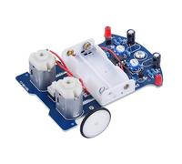 Henakmsl Kit d'exercices de soudure DIY D2-5 Smart Car Kit de soudure Ligne par robot pour apprendre à s'amuser et pratiquer Kit électronique pour étudiants