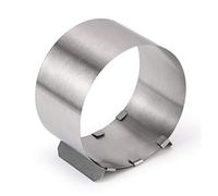 henan Emporte-pièce en acier inoxydable réglable en forme ronde Argenté