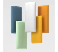 HENANCXF 4 Protections Murales Extra Larges, Rembourrage de Protection pour Mur, pour Tatami, Chambre à Coucher, Bureau, Pièce, Décoration des Murs d'Arrière-Plan(Size:20 * 60cm,Color:Gris Clair)