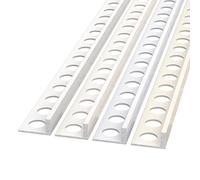 HENANCXF Profilé Aluminium L 0,9m (6 pièces), Bordure Métallique de Finition, Protège Bord de Sol, Bande de Jonction Cache-Espace, pour Sol & Mur(Size:12MM,Color:Cuivre)