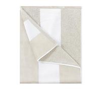 HENBAY Serviette de Plage surdimensionnée en Peluche épaisse de 177,8 x 89,9 cm en Coton à Rayures à séchage Rapide