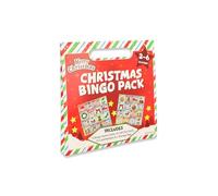 HENBRANDT 1 jeu de bingo de Noël - 6 joueurs de fête de famille jeu festif de vacances divertissement de Noël activité de Noël pour adultes et enfants fête saisonnière amusante