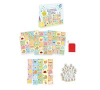 HENBRANDT 1 jeu de bingo de Pâques pour 6 joueurs - Jeux festifs de Pâques avec cartes de bingo colorées - Cartes d'appelant - Divertissement familial pour enfants et adultes - Activités de
