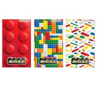 HENBRANDT 15 mini carnets de notes Brickz (9,3 x 5,5 cm)