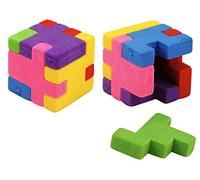 Henbrandt 24 Cube Caoutchouc Puzzles Gommes
