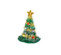 Henbrandt Adulte Sapin DE NOËL Chapeau avec étoile Nouveauté Marrant Fête de Noël Couvre-Chef