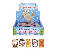 HENBRANDT Assortiment de 5 marionnettes à doigts de Noël