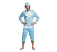 HENBRANDT Costume pour bébé adulte pour homme, bleu, taille unique