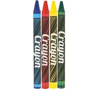 Henbrandt - Crayons de cire pack de 4 SG32035 (taille unique) (Bleu/Rouge/Jaune/Vert)