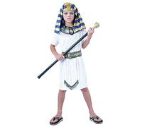 HENBRANDT Déguisement de pharaon égyptien pour enfants de 4 à 12 ans
