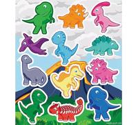 Henbrandt - Dinosaures - Feuille avec autocollants Pack de 120 - Papier, carton SG29605 (Taille unique) (Coloré)