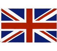 Henbrandt - Drapeau du Royaume-Uni, polyester, Union Jack SG36587 (taille unique) (rouge/bleu/blanc)