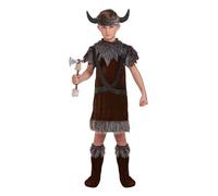 HENBRANDT Enfants Garçons Viking Déguisement Guerrier Monde Livre Jour Costume M 7-9 Ans