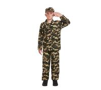 HENBRANDT Fancy Pants Party Store Boys Kids Army Uniform War Camouflage Book Day Fancy Dress Costume All Ages VEX U00182/183/184 (4-6 Years) by