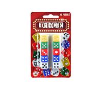 HENBRANDT Jeu de dés à Six Faces Jeu de dés de Couleur (D6) Lot de 10