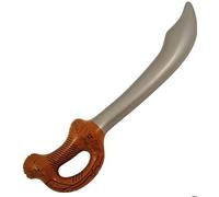Henbrandt Épée de pirate gonflable, 60 cm, accessoire de déguisement à souffler – Lot de 6