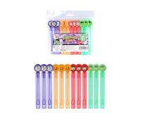 Henbrandt Lot de 12 tubes à bulles pour fête d'Halloween avec baguette - 4 ml - Pour enfants - Pour garçons et filles