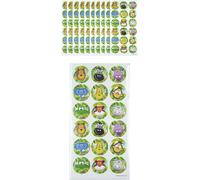 Henbrandt Lot De 180 Grands Autocollants De La Jungle Avec Animaux Assortis Pour Garçons Et Filles