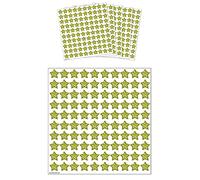 HENBRANDT Lot de 500 mini étoiles dorées holographiques pour récompense des enseignants - Pour travaux manuels, paillettes, loisirs créatifs, salle de classe