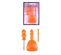 HENBRANDT SINGLE Lot de 3 outils de sculpture de citrouille avec pelle, scie de sécurité et tisonnier pour Halloween Jack O'Lantern Citrouille Accessoires Halloween Citrouille Kit de sculpture pour