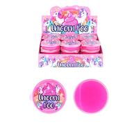 Henbrandt Slime crotte de licorne rose à paillettes - Jouet anti-stresse
