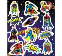 Henbrandt - Superhéros - Autocollants pack de 120 - Plastique SG32337 (taille unique) (Coloré)