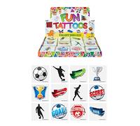 HENBRANDT Tatouages Football - Lot de 3 = 36 tatouages - Transferts temporaires