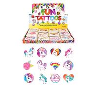 HENBRANDT Temporaire Tatouage - Licorne - 12 X Lot de 3 = 36 Tatouages Fourni