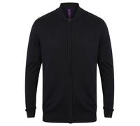 Henbury Bomber tricoté unisexe Veste - Polaire d'extérieur uni
