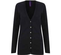 Henbury - Cardigan col V pour femme PC6450 (38 FR) (Bleu marine)