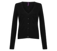 Henbury Cardigan En V Léger En Coton Acrylique Pour Femmes