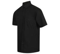 Henbury chemise à manches courtes antibactériennes h595 - haut de bureau simple