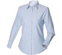 Henbury - Chemise à manches longues - Femme (XS) (Bleu) - UTRW638 Bleu, Bleu G