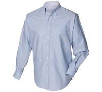 Henbury - Chemise à manches longues - Homme (4XL) (Bleu) - UTRW637 Bleu, Bleu G