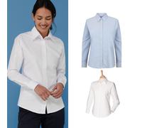 Henbury chemise classique femme à manches longues oxford h511 - chemise en coton