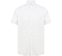 Henbury - Chemise de cérémonie "Modern" pour homme à manches courtes PC3830 (L) (Blanc)