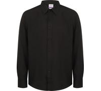 Henbury Chemise de travail pour homme, manches longues RW2696 (3XL) (Noir)