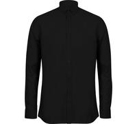 Henbury Chemise Oxford Moderne Manches Longues RW5423 (LR) (Noir)