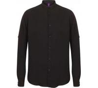 Henbury Chemise pour Homme à col Mao