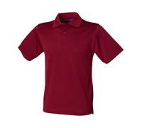 Henbury Coolplus Polo Sport À Manches Courtes Respirant Et Évacuation XXS - 5XL