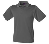 Henbury Coolplus Unisexe Col en tricot Chemise polo-Sports Casual T-shirt simple