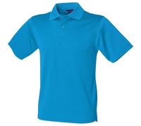 Henbury Coolplus Unisexe Col en tricot Chemise polo-Sports Casual T-shirt simple