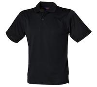Henbury Coolplus Unisexe Col en tricot Chemise polo-Sports Casual T-shirt simple