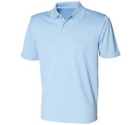 Henbury Coolplus Unisexe Col en tricot Chemise polo-Sports Casual T-shirt simple