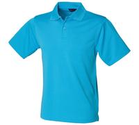 Henbury Coolplus Unisexe Col en tricot Chemise polo-Sports Casual T-shirt simple
