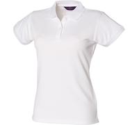 Henbury - Polo sport à forme ajustée - Femme (2XL) (Blanc) - UTRW636 Blanc, Blanc