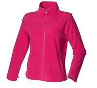 Henbury Femmes Noir Gris Violet Rose Bleu Micro Polaire Veste Fermeture Éclair