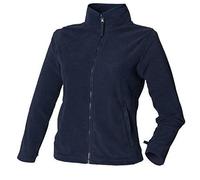 Henbury Femmes Noir Gris Violet Rose Bleu Micro Polaire Veste Fermeture Éclair